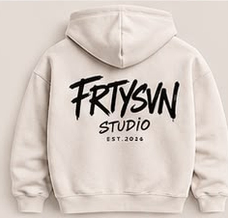 Brush Hoodie Bone